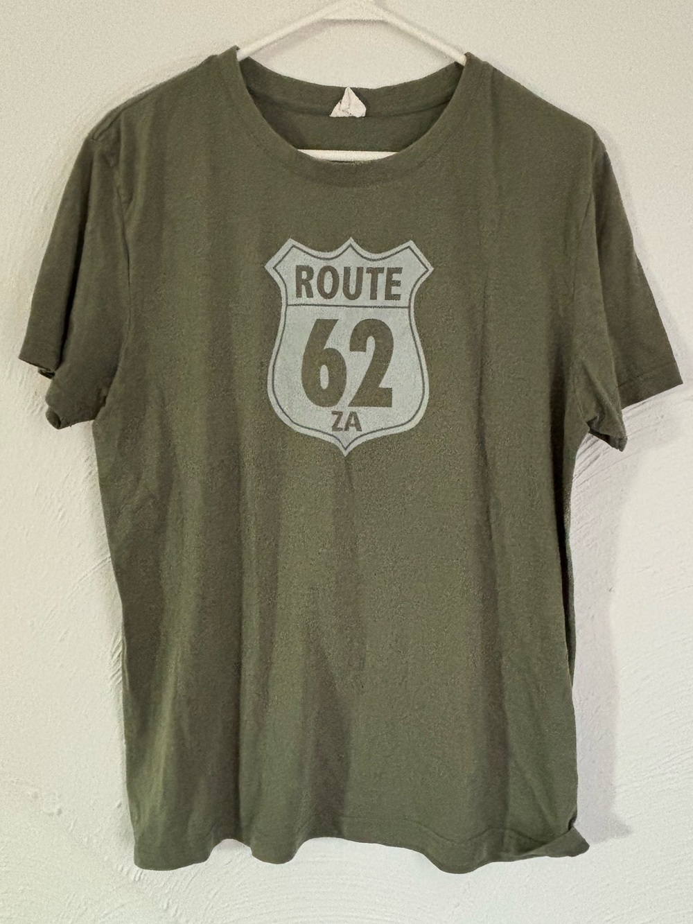 Route 62 Olive Green Graphic T-Shirt Size Large